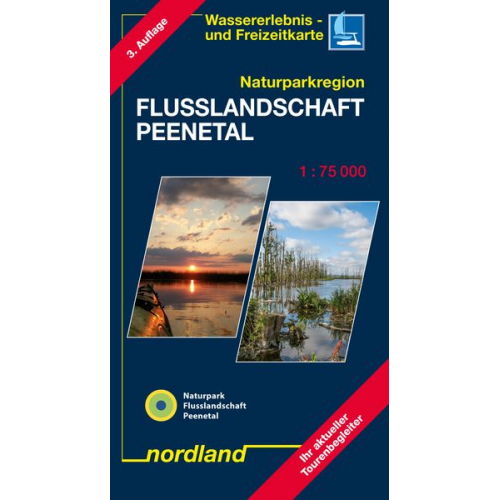 Peter Kast - Naturparkregion Flusslandschaft Peenetal 1 : 75 000. Wassererlebnis- und Freizeitkarte