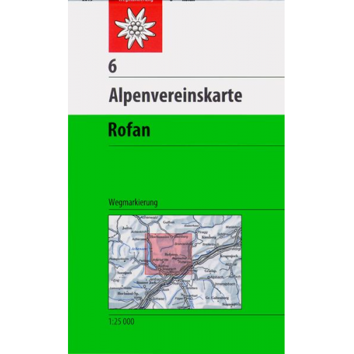 DAV Alpenvereinskarte 06 Rofan 1 : 25 000