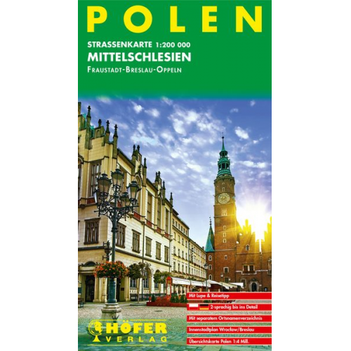 Höfer Polen PL006 Mittelschlesien - Fraustadt /Breslau /Oppeln/1 : 200 000