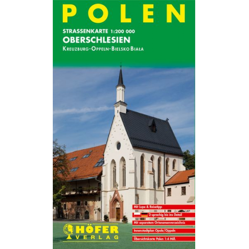 Höfer Polen PL007. Oberschlesien 1 : 200 000. Straßenkarte