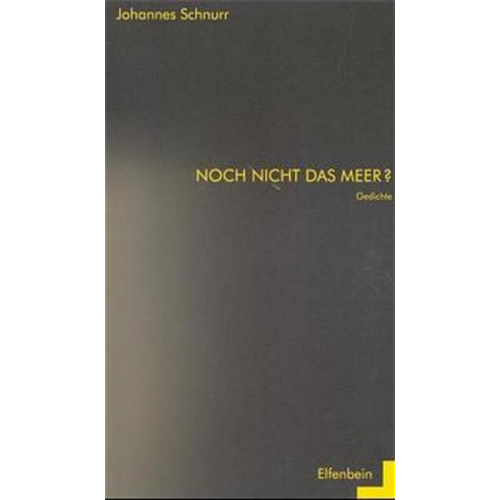 Johannes Schnurr - Noch nicht das Meer?