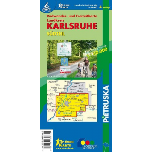 Pietruska Verlag - Freizeitkarte Landkreis Karlsruhe Süd