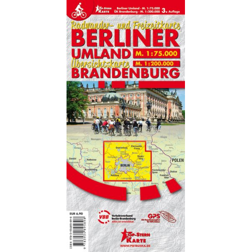 Berliner Umland und Übersichtskarte Brandenburg 1 : 75 000