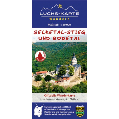 Luchs-Wanderkarte Selketal-Stieg und Bodetal