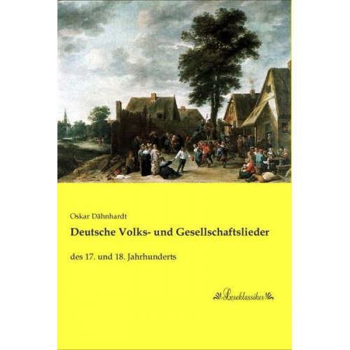 Oskar Dähnhardt - Deutsche Volks- und Gesellschaftslieder