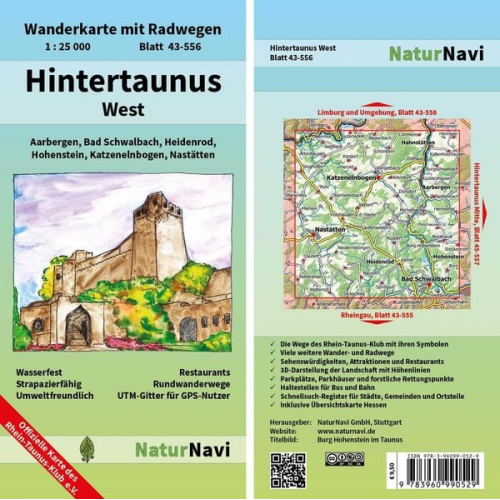 Hintertaunus West 1 : 25 000, Blatt 43-556