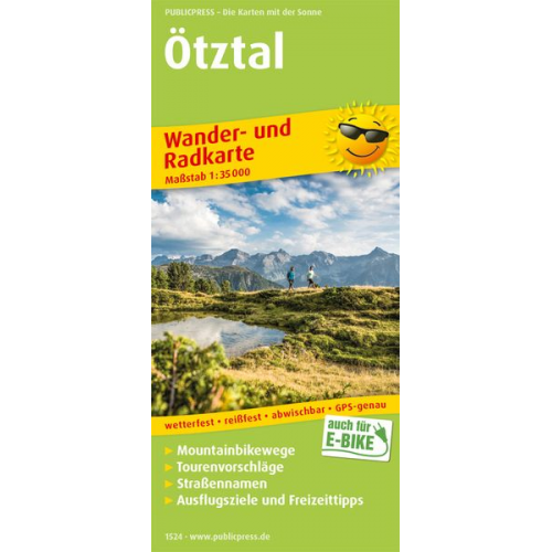 Ötztal Wander- und Radkarte