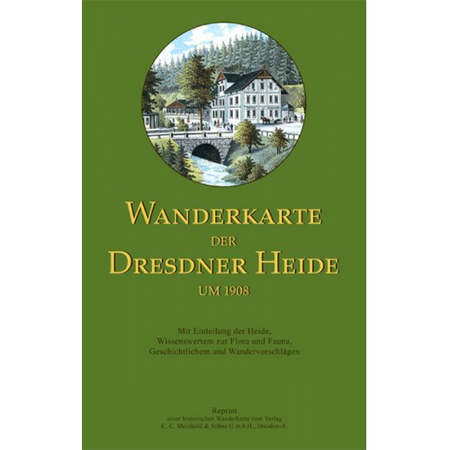 Michael Schmidt - Wanderkarte der Dresdner Heide um 1908