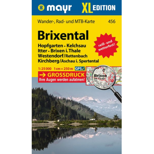 Mayr Wanderkarte Brixental XL 1:25.000