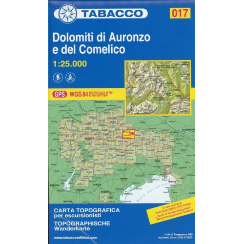 Tabacco Wandern Dolimiti di Auronzo