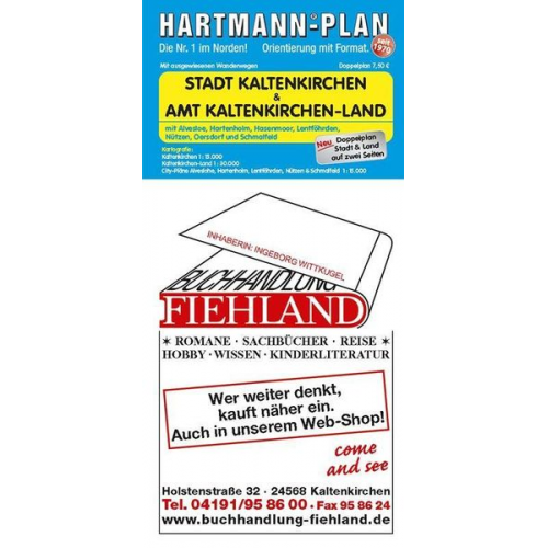 HARTMANN-PLAN Kaltenkirchen Stadt & Amt Kaltenkirchen-Land Doppelplan