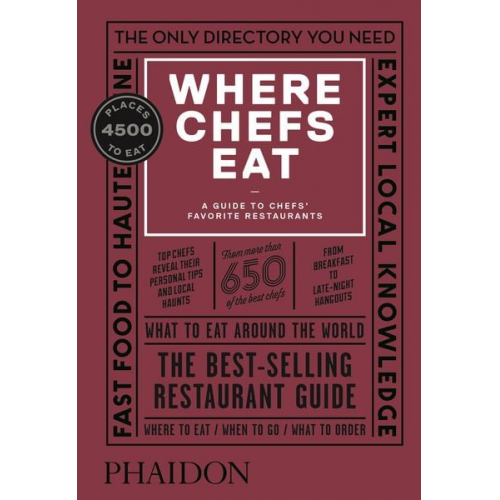 Joe Warwick Evelyn Chen Natascha Mirosch Joshua David Stein - Where Chefs Eat