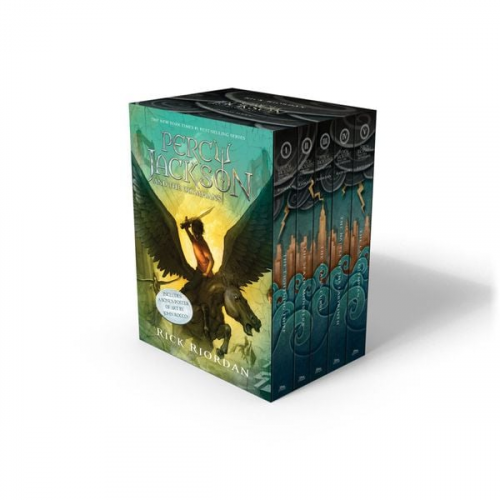 Rick Riordan - Percy Jackson and the Olympians 5 Book Paperback Boxed Set (W/Poster)