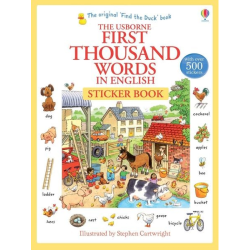 Heather Amery - First Thousand Words in English Sticker Book