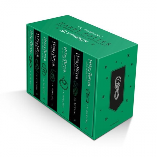 J. K. Rowling - Harry Potter Slytherin House Editions Paperback Box Set