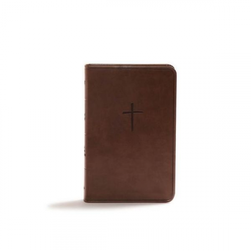 Holman Bible Publishers - KJV Compact Bible, Value Edition, Brown Leathertouch