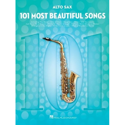 Hal Leonard Corp (COR) - 101 Most Beautiful Songs for Alto Sax