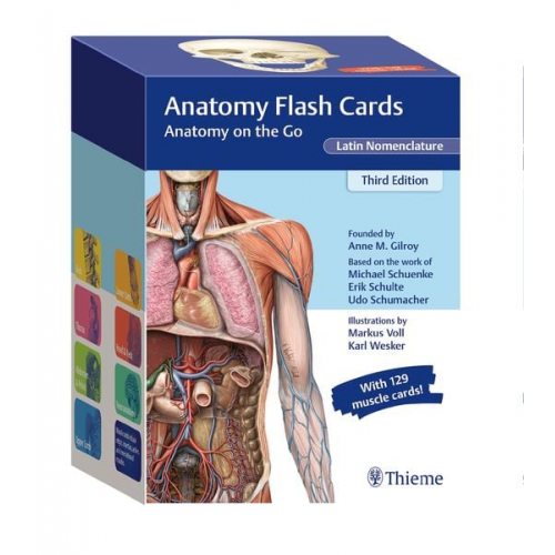 Anne M. Gilroy - Anatomy Flash Cards, Latin Nomenclature