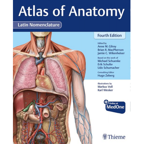 Anne M. Gilroy Brian R. MacPherson Jamie Wikenheiser Michael Schuenke Erik Schulte - Atlas of Anatomy, Latin Nomenclature