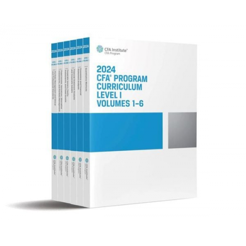 CFA Institute - 2024 CFA Program Curriculum Level I Box Set