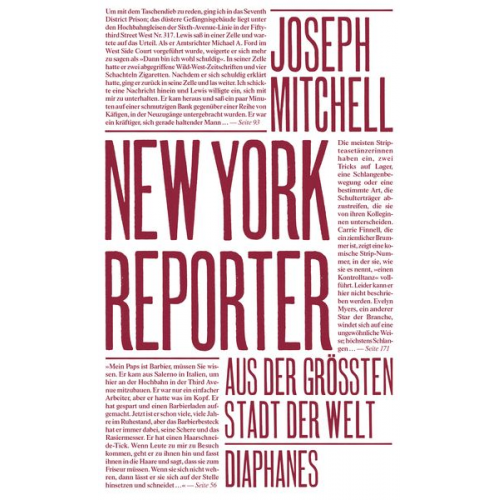 Joseph Mitchell - New York Reporter