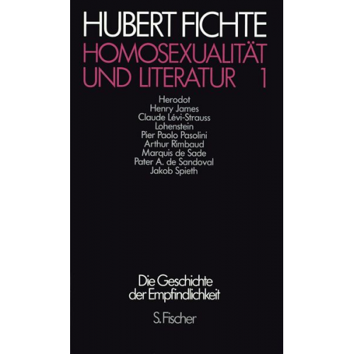 Hubert Fichte - Homosexualität und Literatur 1