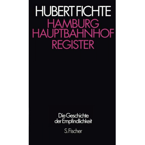 Hubert Fichte - Hamburg Hauptbahnhof