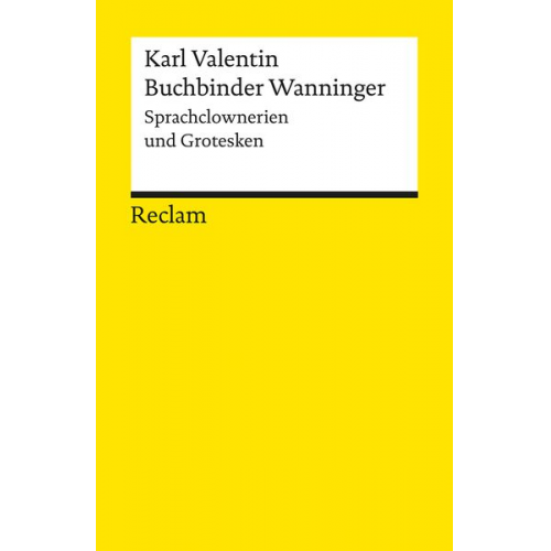 Karl Valentin - Buchbinder Wanninger