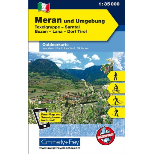 KuF Italien Outdoorkarte 2 Meran und Umgebung