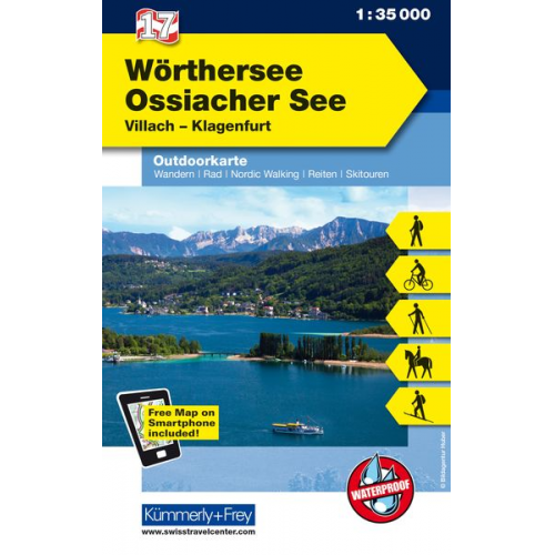 KuF Österreich Outdoorkarte 17 Wörthersee