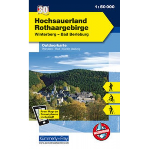 KuF Deutschland Outdoorkarte 30 Hochsauerland