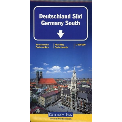 KuF Deutschland Straßenkarte Süd