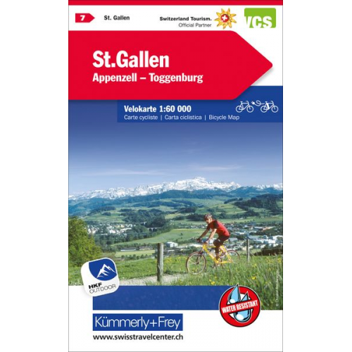 Radwanderkarte St. Gallen - Appenzell - Toggenburg mit Ortsindex (7)