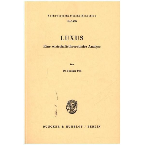 Günther Pöll - Luxus.