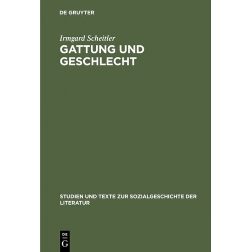 Irmgard Scheitler - Gattung und Geschlecht