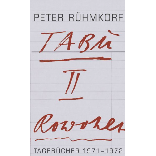 Peter Rühmkorf - Tabu Ii