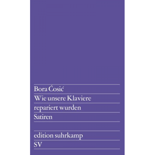 Bora Cosic - Wie unsere Klaviere repariert wurden