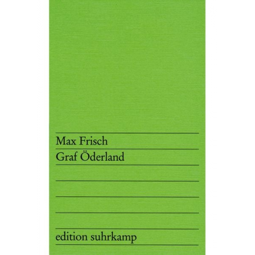 Max Frisch - Graf Öderland