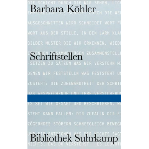 Barbara Köhler - Schriftstellen