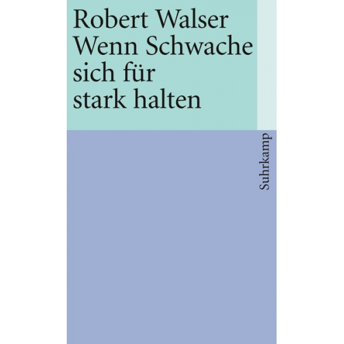 Robert Walser - Sämtliche Werke in zwanzig Bänden