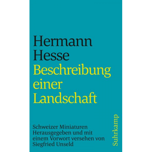 Hermann Hesse - Beschreibung einer Landschaft