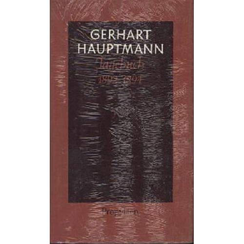 Gerhart Hauptmann - Tagebuch 1892 bis 1894