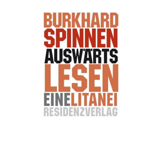 Burkhard Spinnen - Auswärtslesen