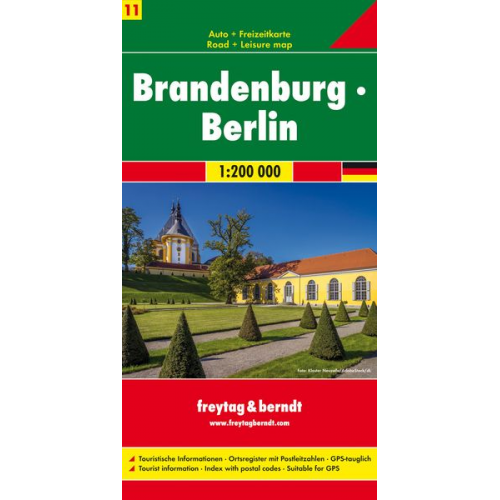 Deutschland 11 Brandenburg, Berlin 1 : 200 000