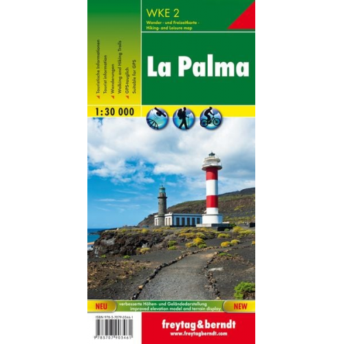 La Palma 1 : 30 000. Wander- und Freizeitkarte