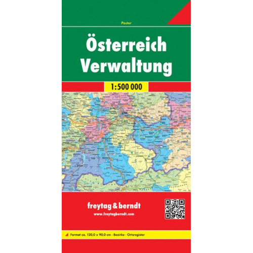 Österreich Verwaltungskarte