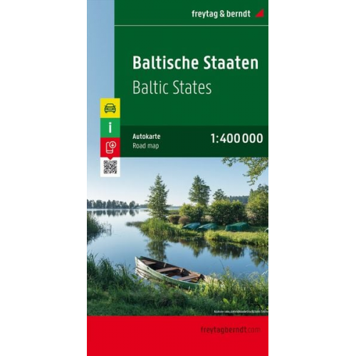 Baltische Staaten / Baltic States 1 : 400 000 Autokarte