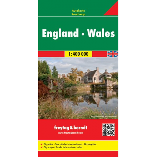 England Wales 1 : 400 000. Autokarte