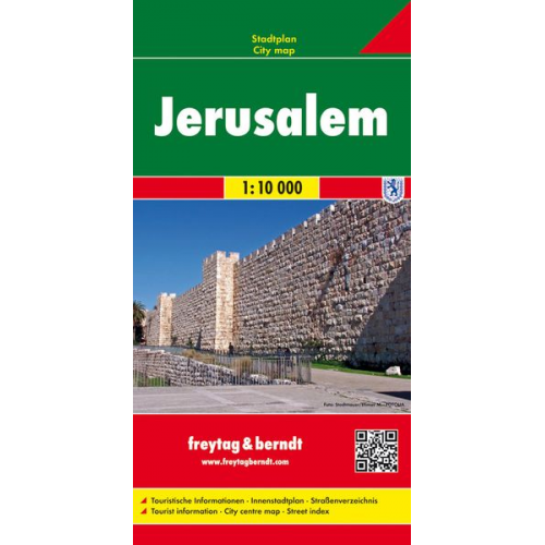 Jerusalem 1 : 10 000. Stadtplan