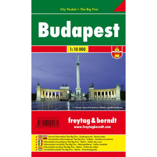 Budapest 1 : 10 000 City Pocket + The Big Five